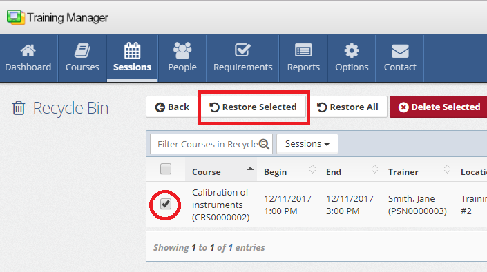 RestoreSelectedSession