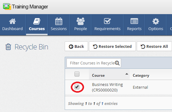 SelectCourseToRestore
